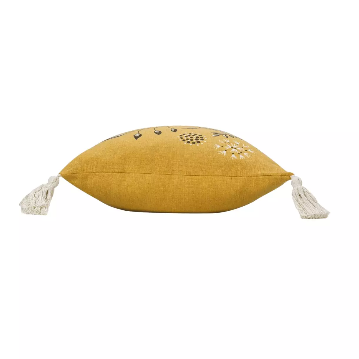 Cojín rectangular en algodón reciclado (50 cm) Suzanne Amarillo