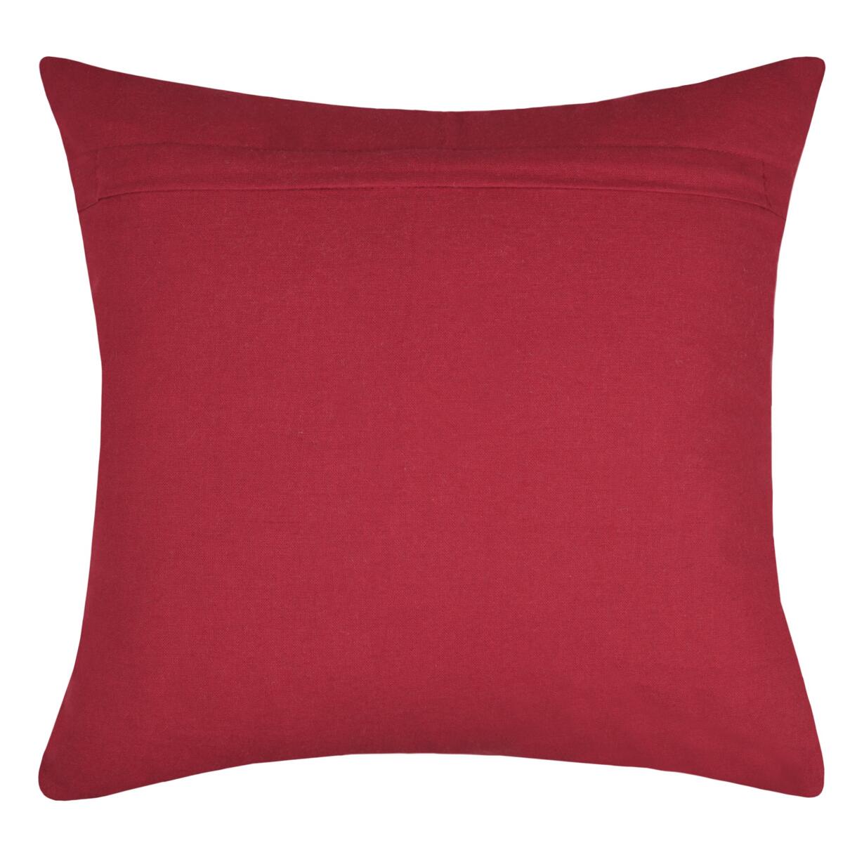 Cuscino quadrato cotone (40 cm) Marianne Rosso
