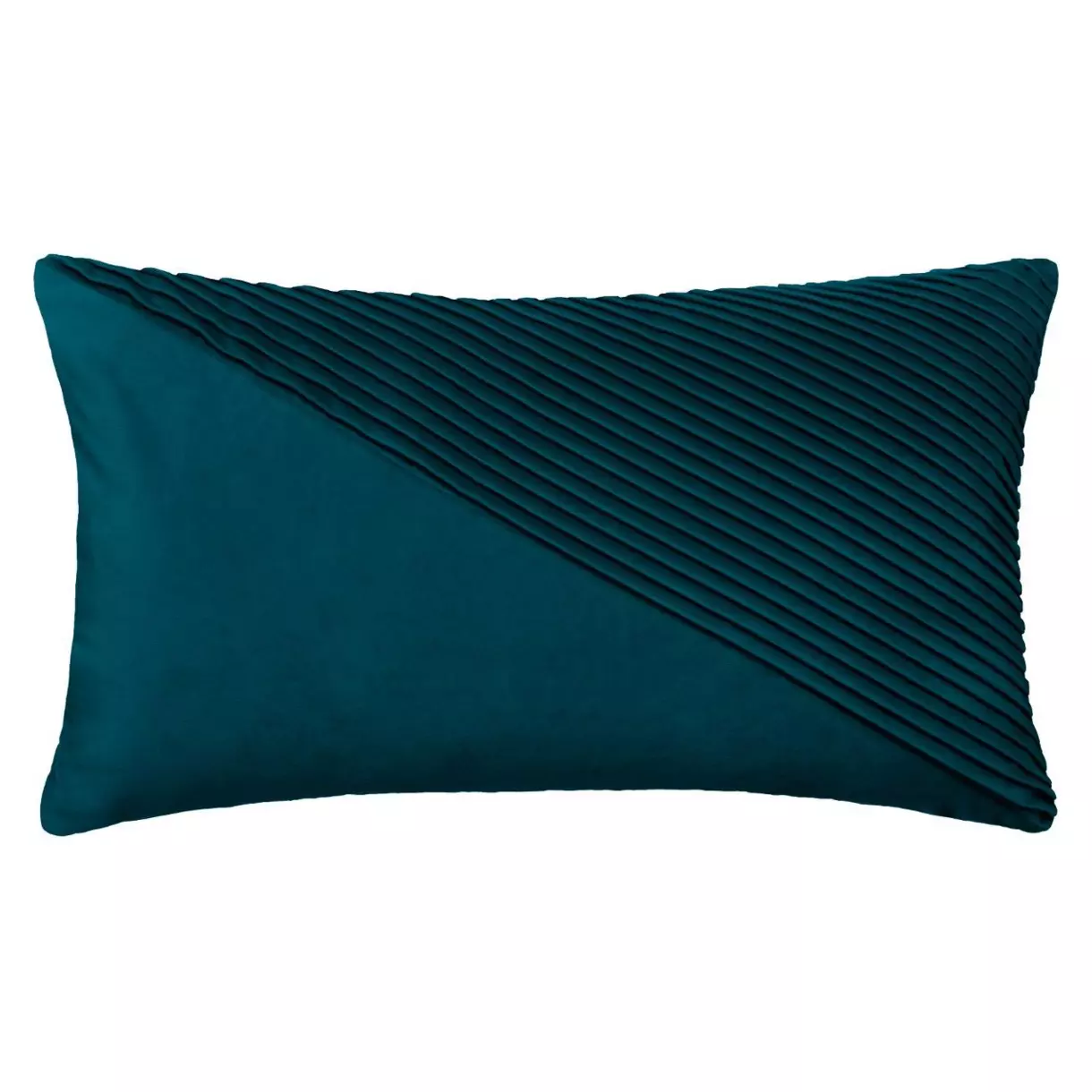 Cojín terciopelo rectangular Rita Azul trullo 1