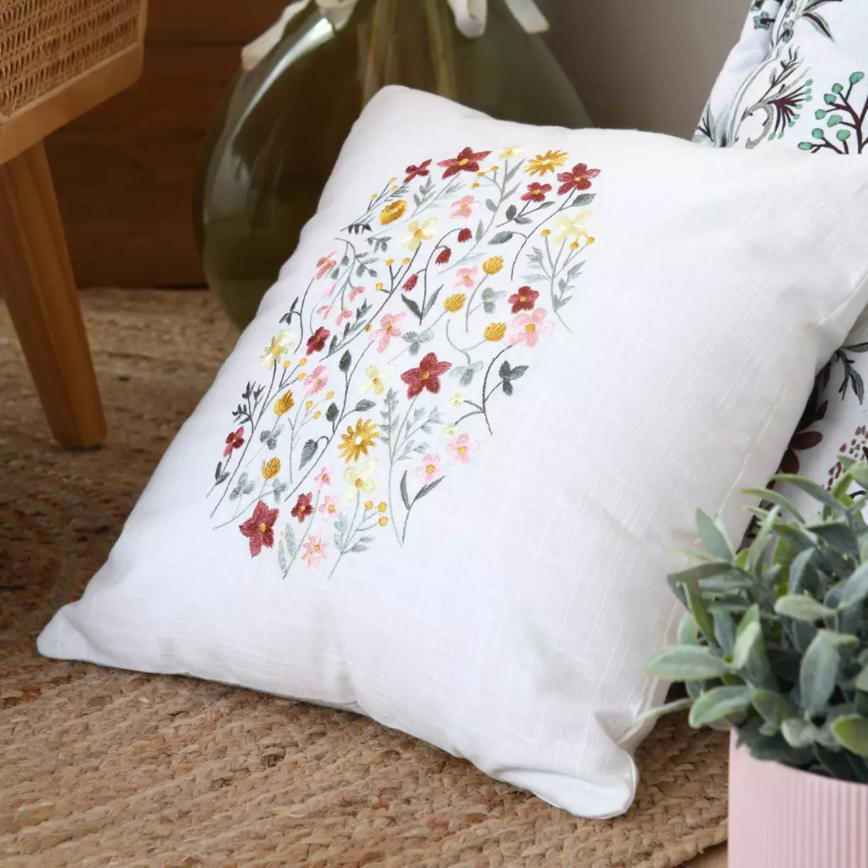Coussin carré (40 cm) Naomie Multicolore