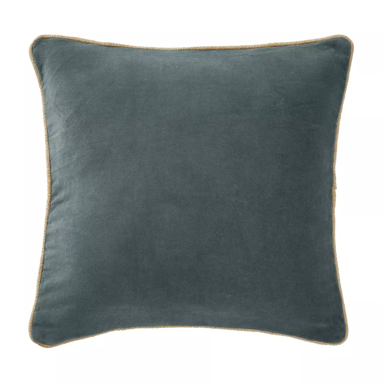 Kussen vierkant fluweel katoen (45 cm) César Leigrijs 1