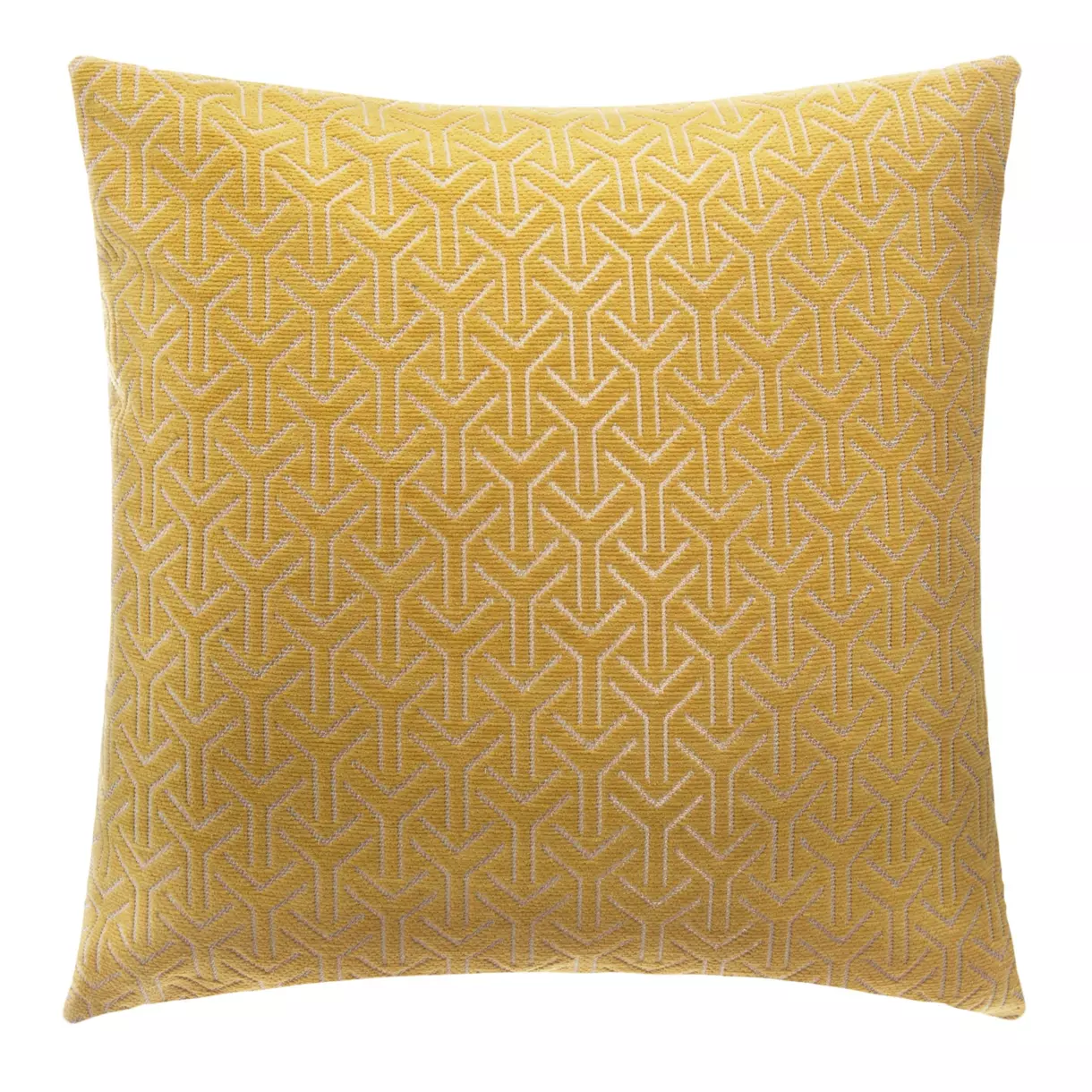 Funda de Cojín(40 cm) Geo Amarillo Mostaza 1