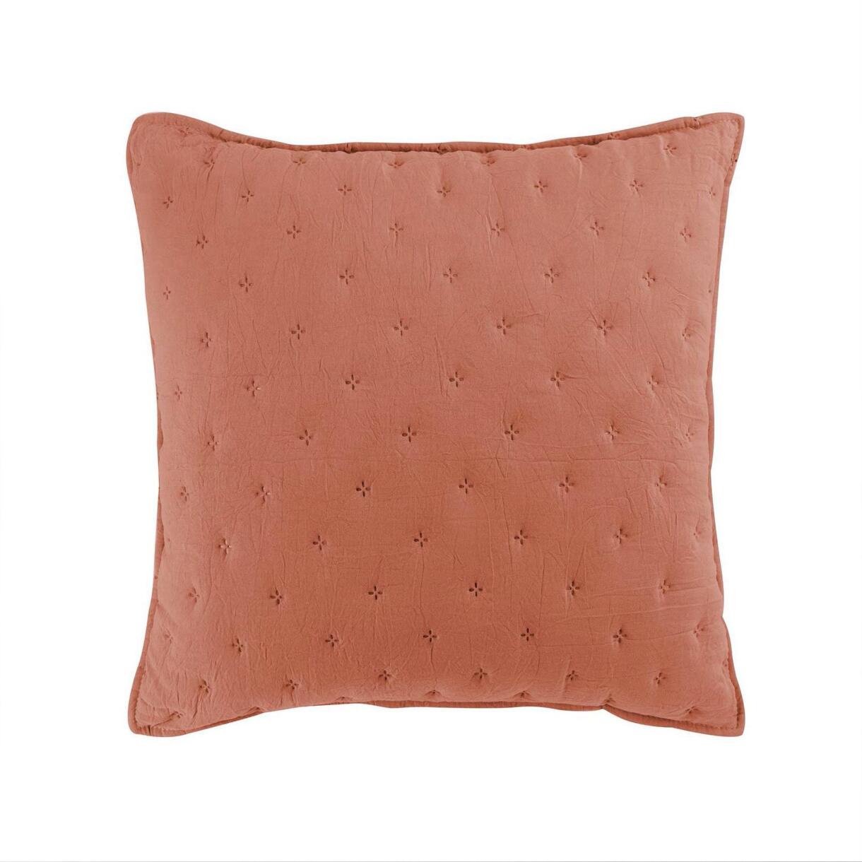 Fodera cuscino quadrato (45 cm) Mellow Chic Terracotta 1