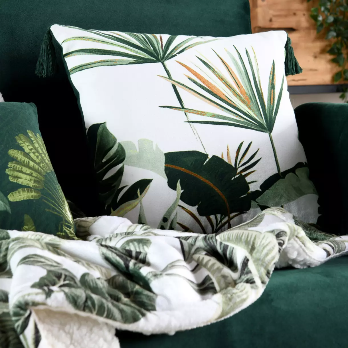 Coussin carré (40 cm) Topiary Multicolore 1