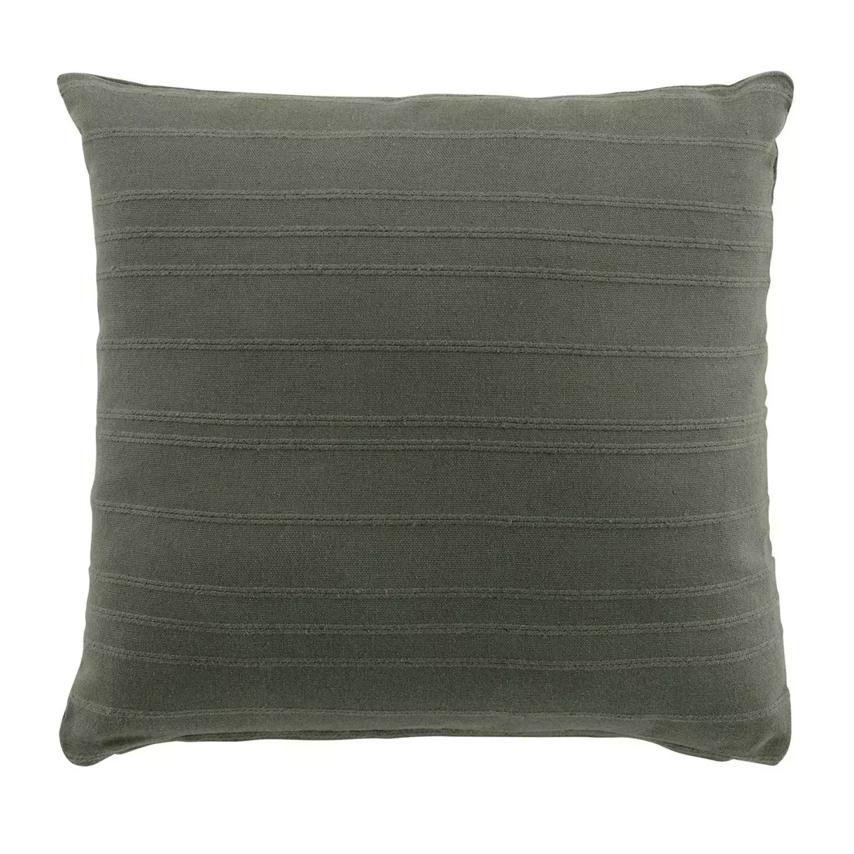 Housse de coussin carrée (40 cm) Lilia Vert kaki 1