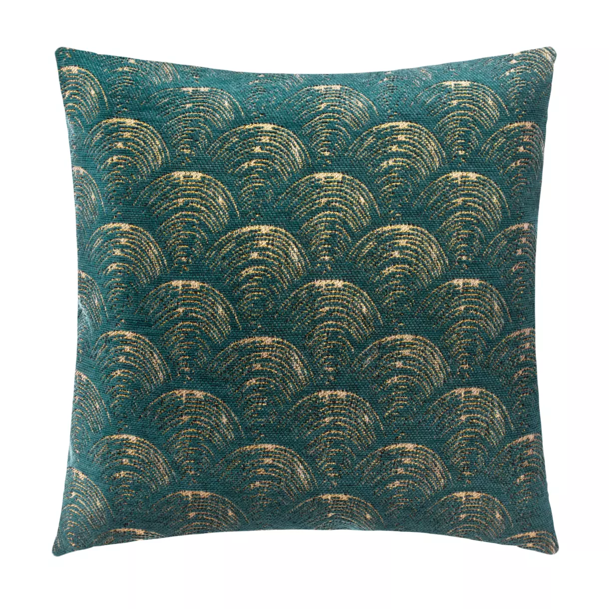 Housse de coussin carrée (40 cm) Cali Vert cèdre 1