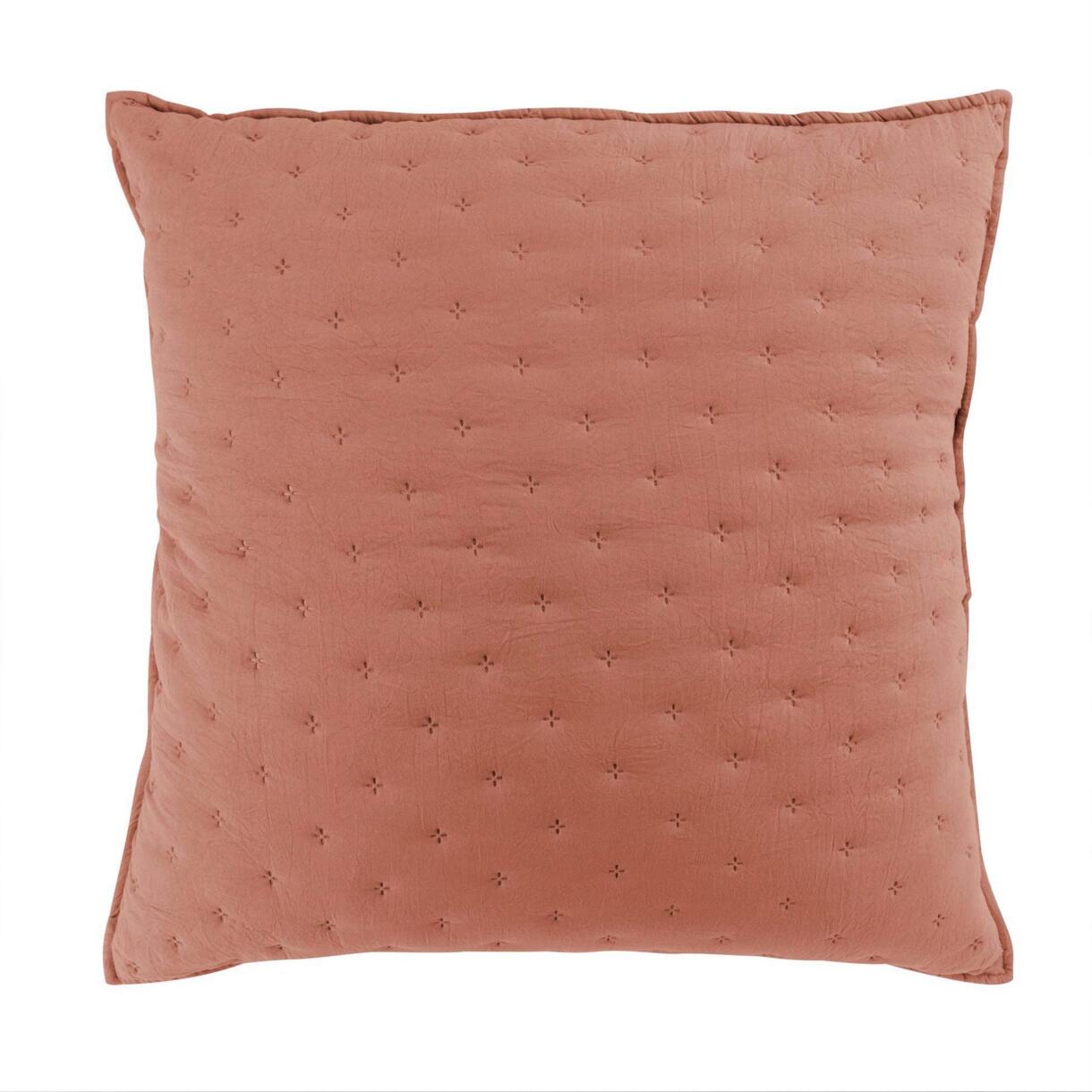 Fodera cuscino quadrato (60 cm) Mellow Chic Terracotta 1