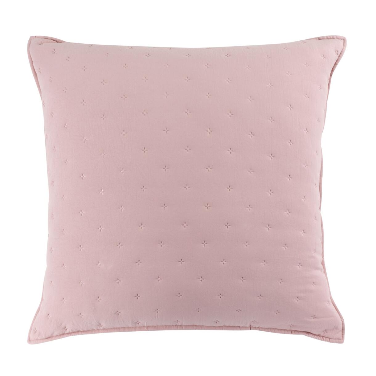 Fodera cuscino quadrato (60 cm) Mellow Chic Rosa 1