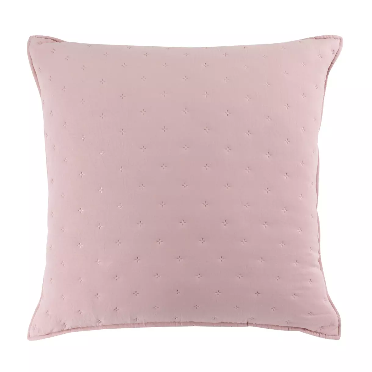 Housse de coussin carrée (60 cm) Mellow Chic Rose 1