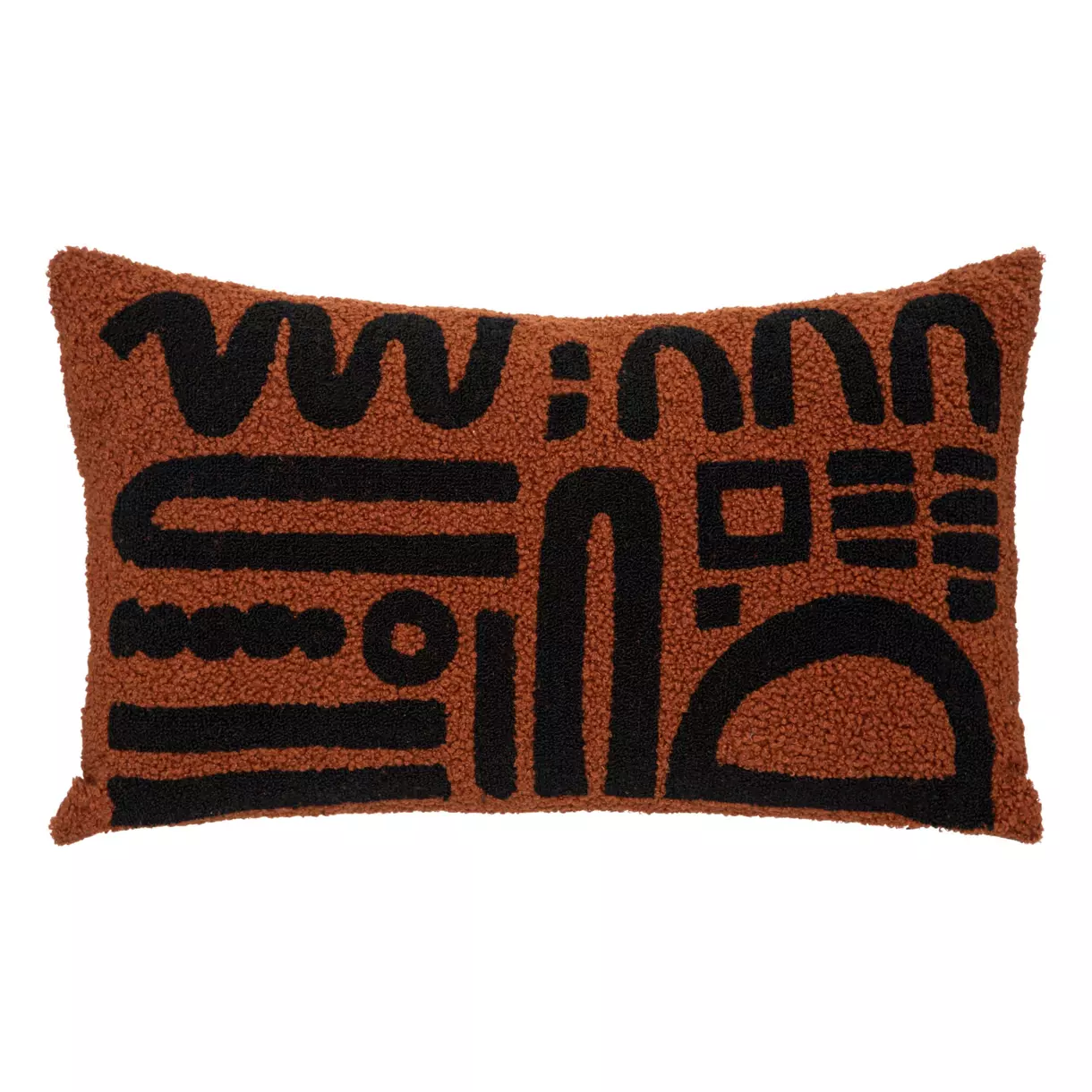 Coussin rectangulaire (50 cm) Olme Marron