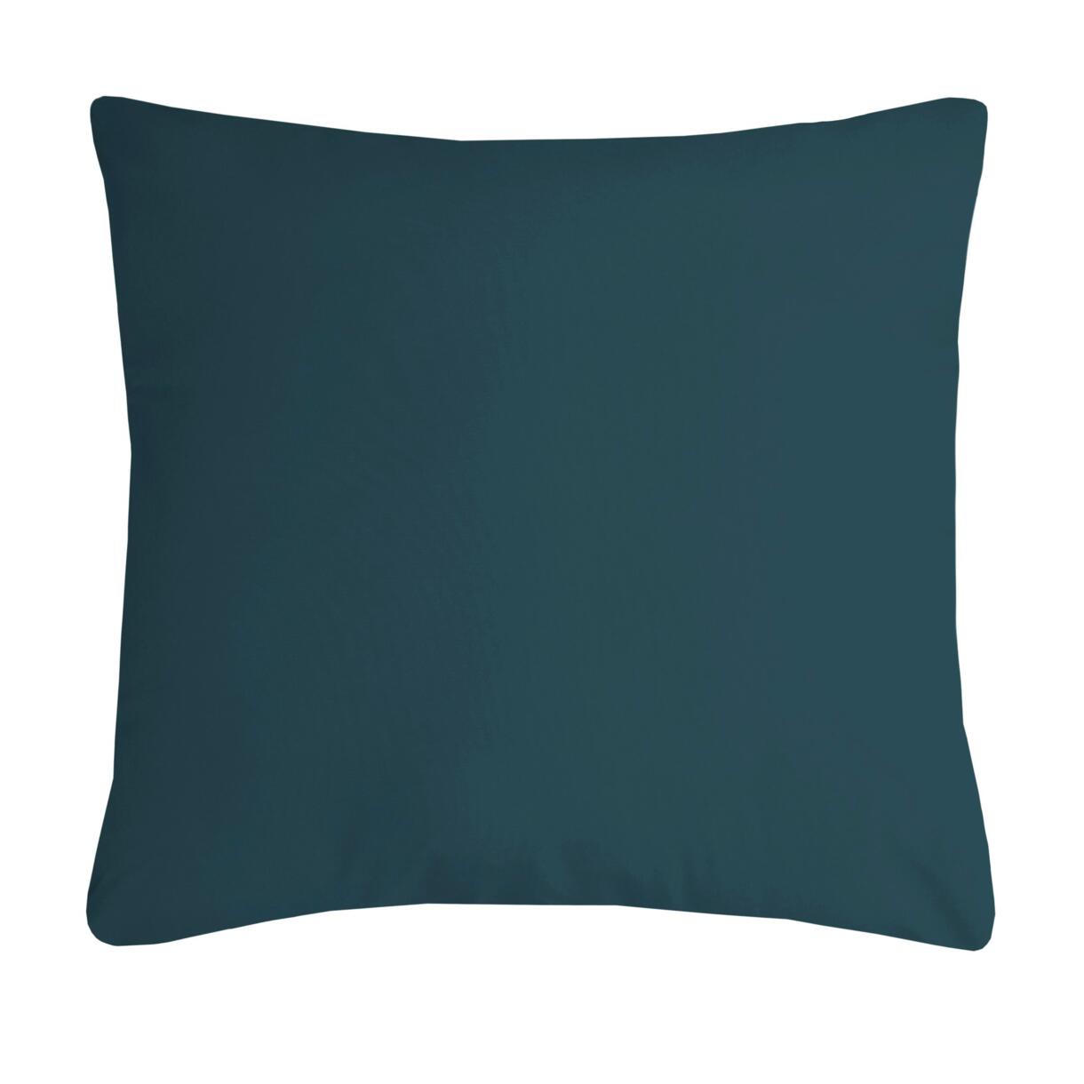Coussin carré (60 cm) Nelson Bleu vert  1