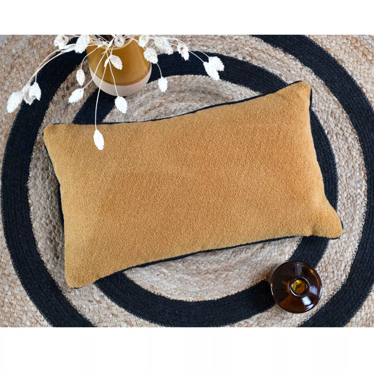 Coussin rectangulaire (50 cm) Chester Camel