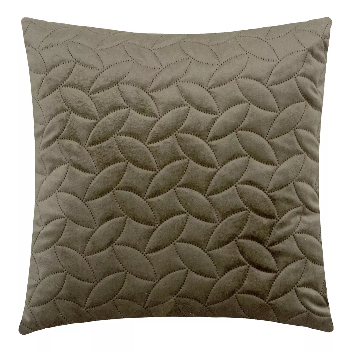 Sierkussen vierkant velours (40 cm) Dolce Kaki 1