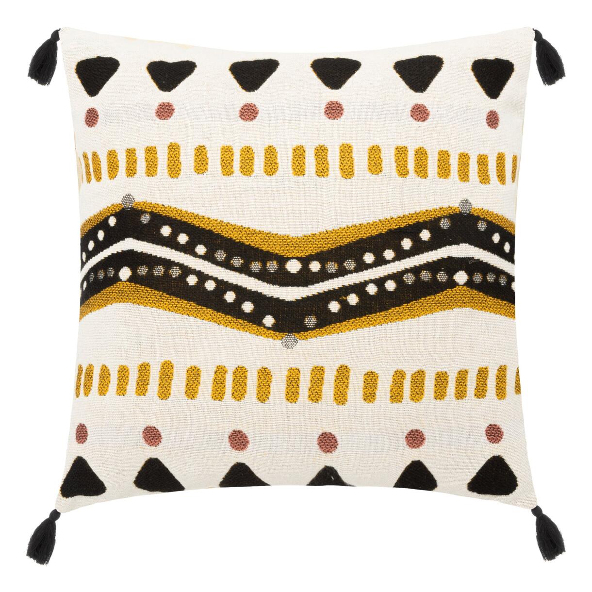 Cuscino quadrato (58 cm) Tribal Multicolore