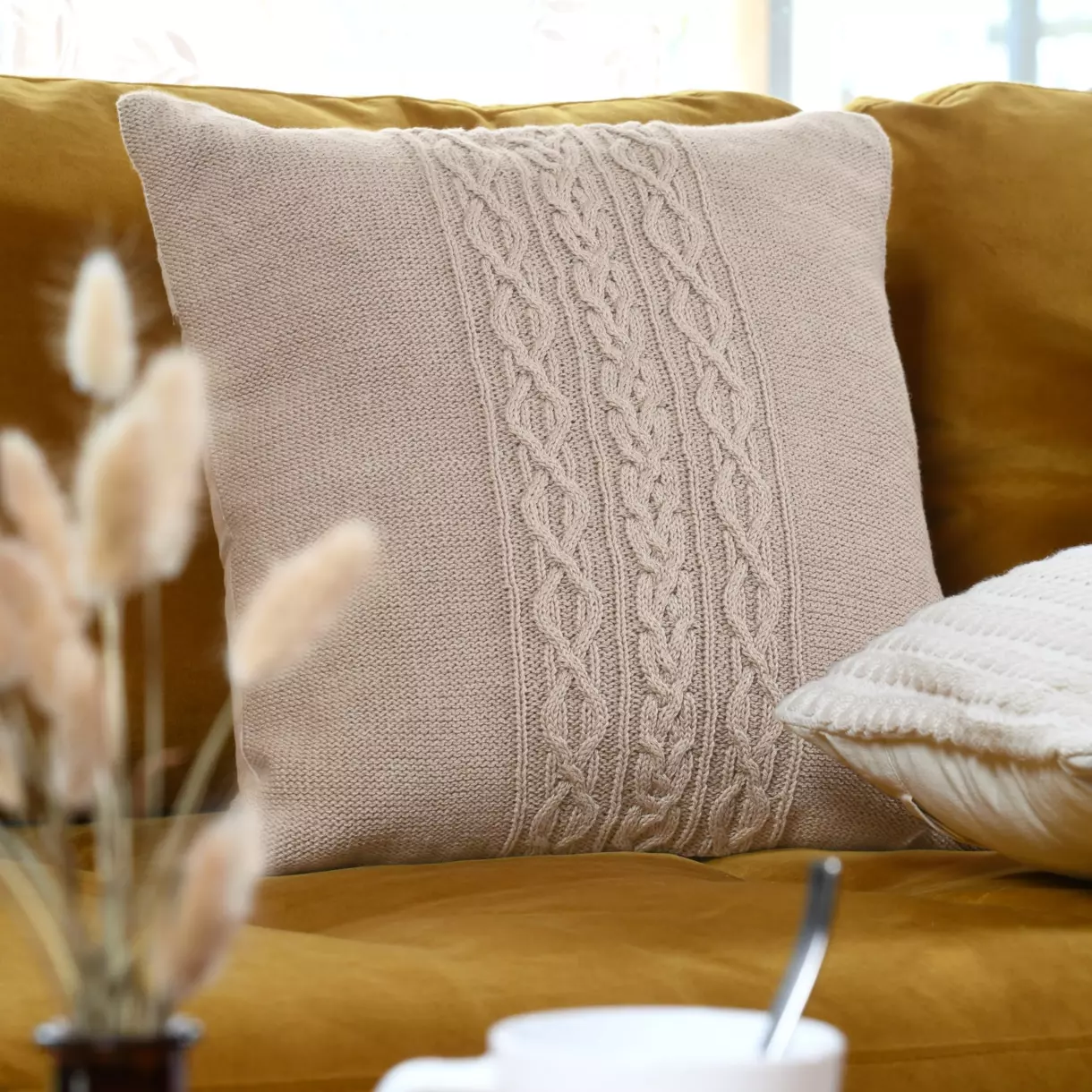 Sierkussen (40 cm) Boden Beige 1