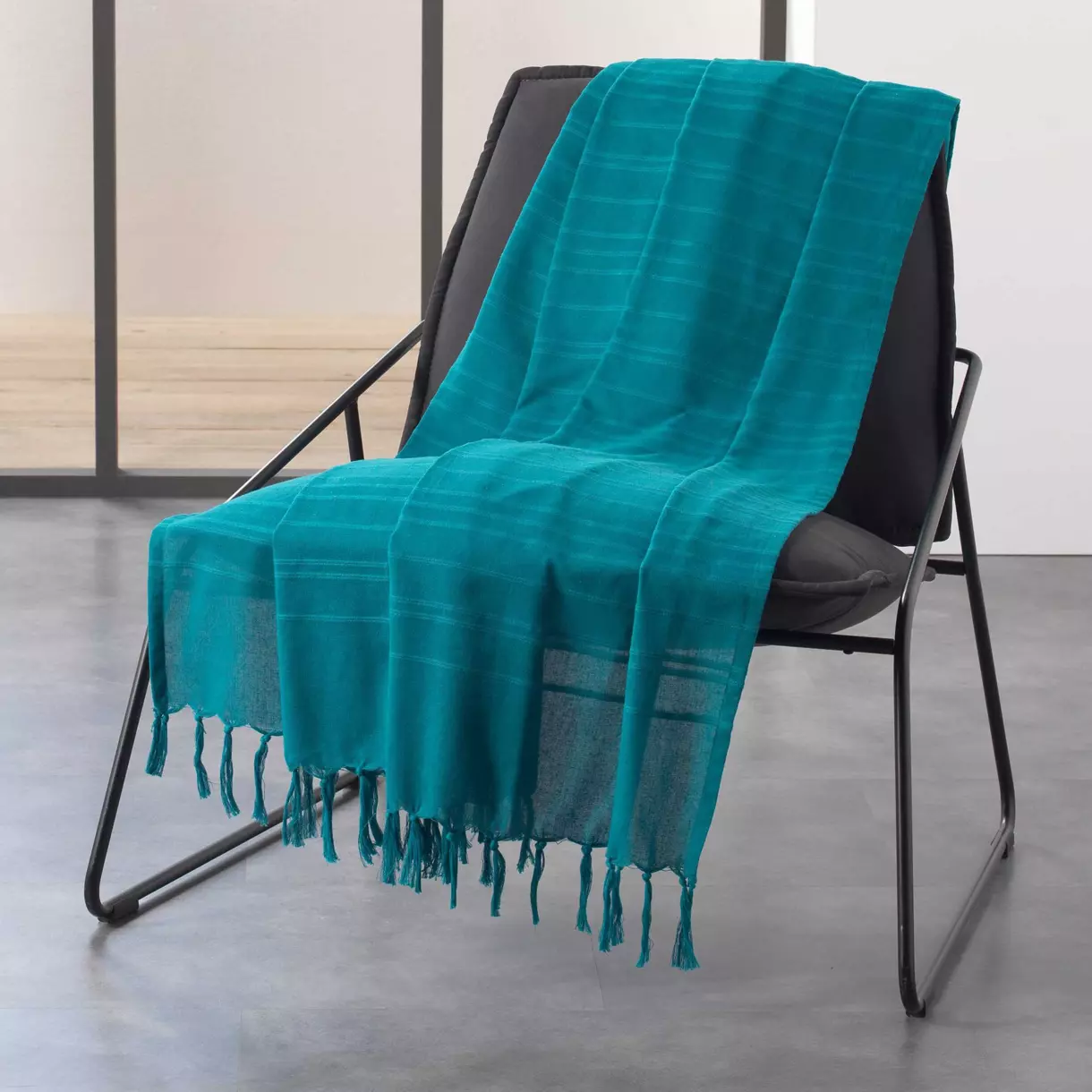 Manta (150 cm) Lilia Azul turquesa 1