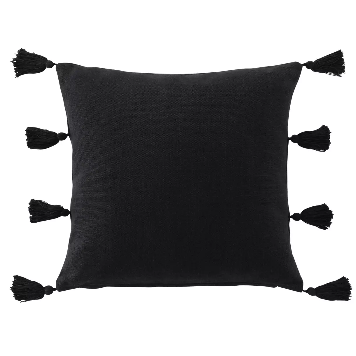 Cojín (45 cm) Tasselina Negro 1