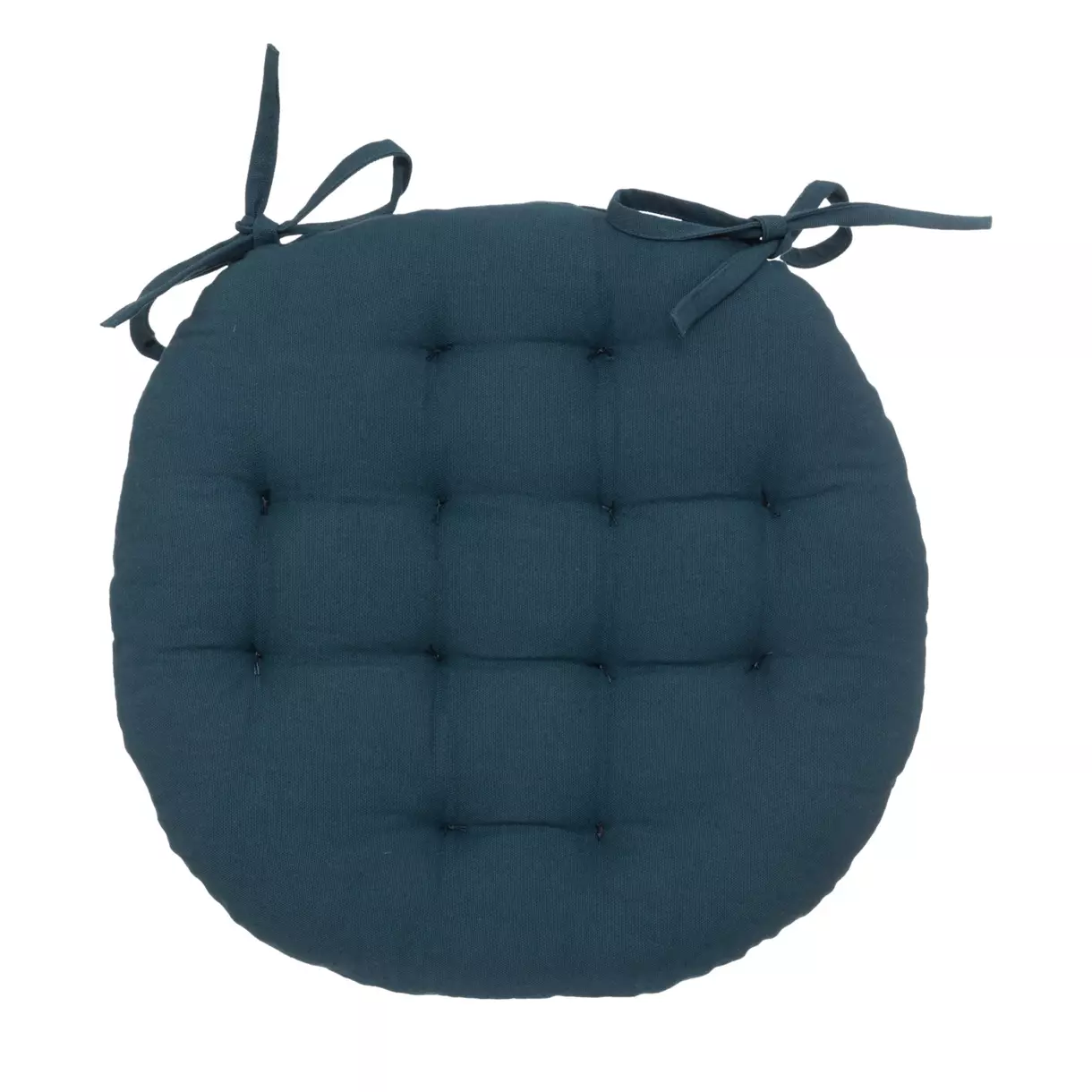 Coussin de chaise rond Anjali Bleu