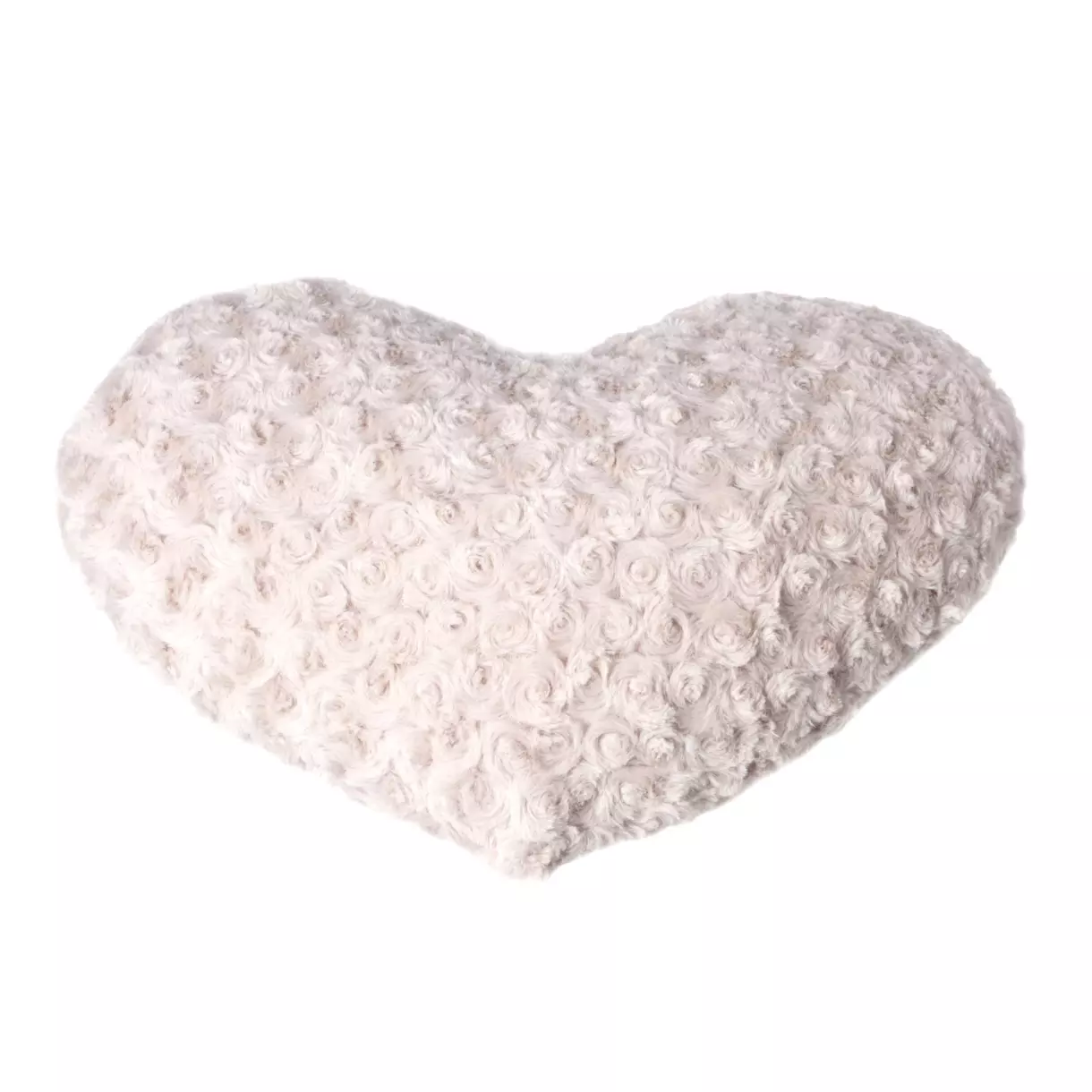 Coussin Cœur Bouclée Lin 1
