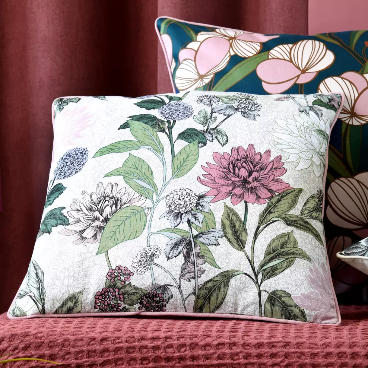 Cojín (50 cm) Clothilde Rosa 1