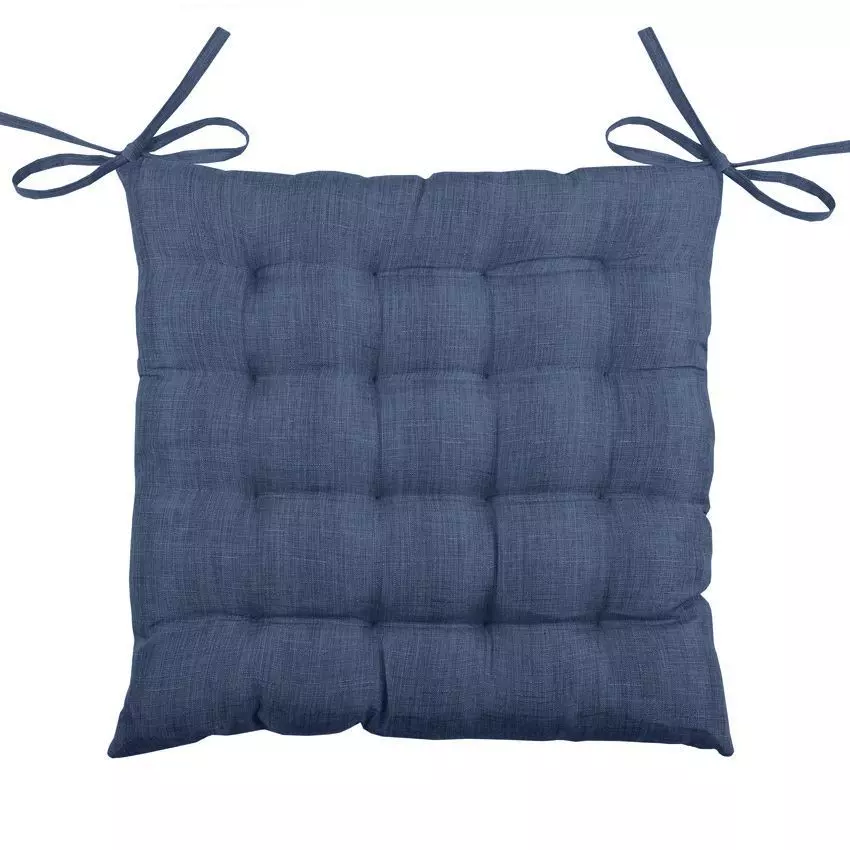 Coussin de chaise Béa 16 points Bleu marine 1