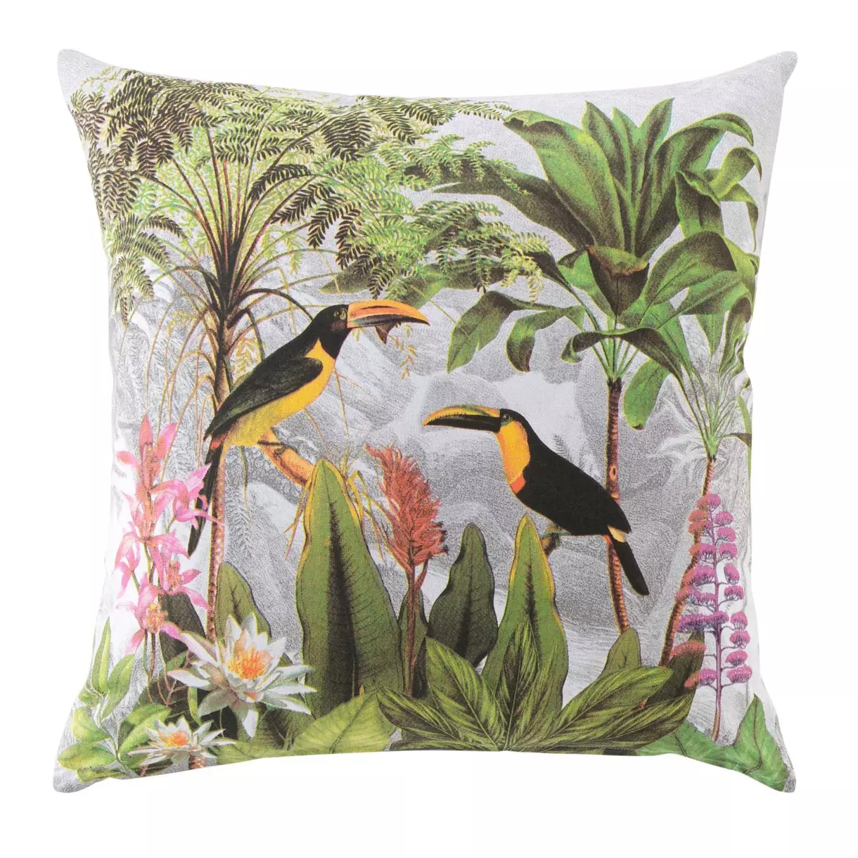 Housse de coussin carrée (60 cm) Sweet Bird Multicolore 1