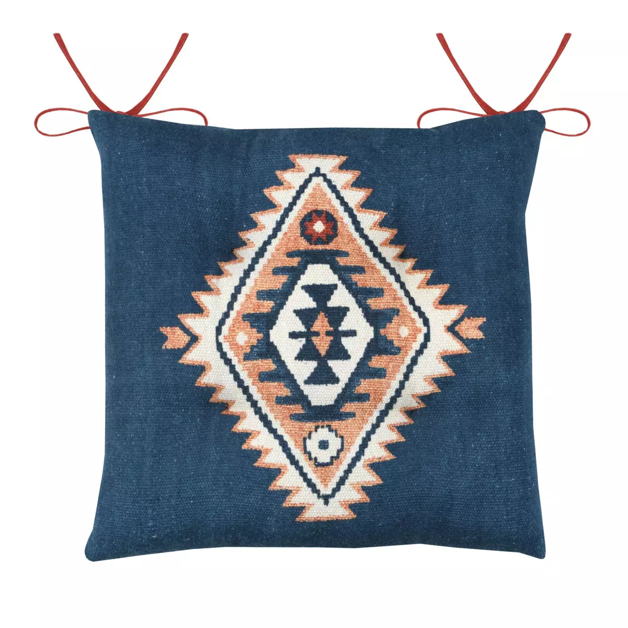 Coussin de chaise Louisiane Bleu 1