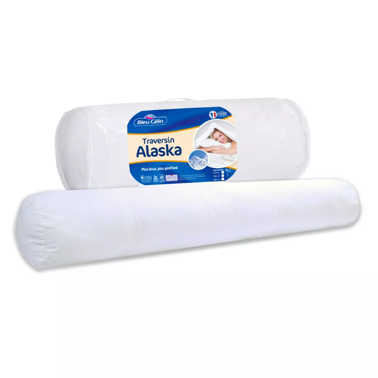 Traversin (140 cm) Alaska Blanc 1