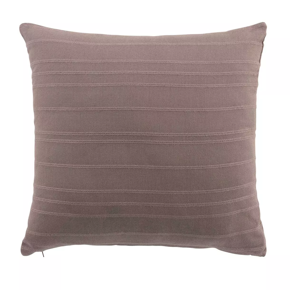 Housse de coussin carrée (40 cm) Lilia Taupe 1