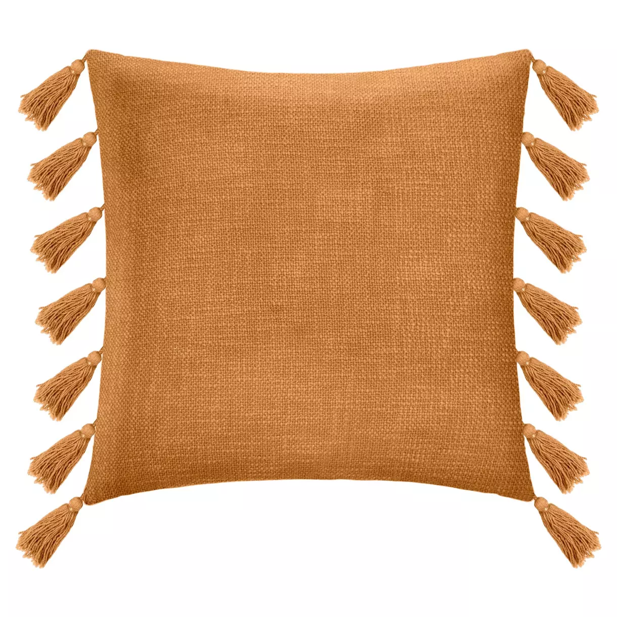 Coussin carré (50 cm) Gypsy Jaune ocre 1