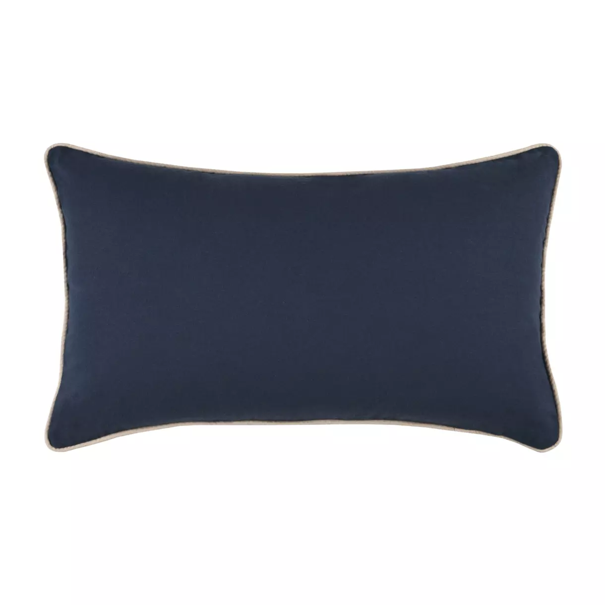 Cojín rectangular (50 cm) Duo Azul marino 1
