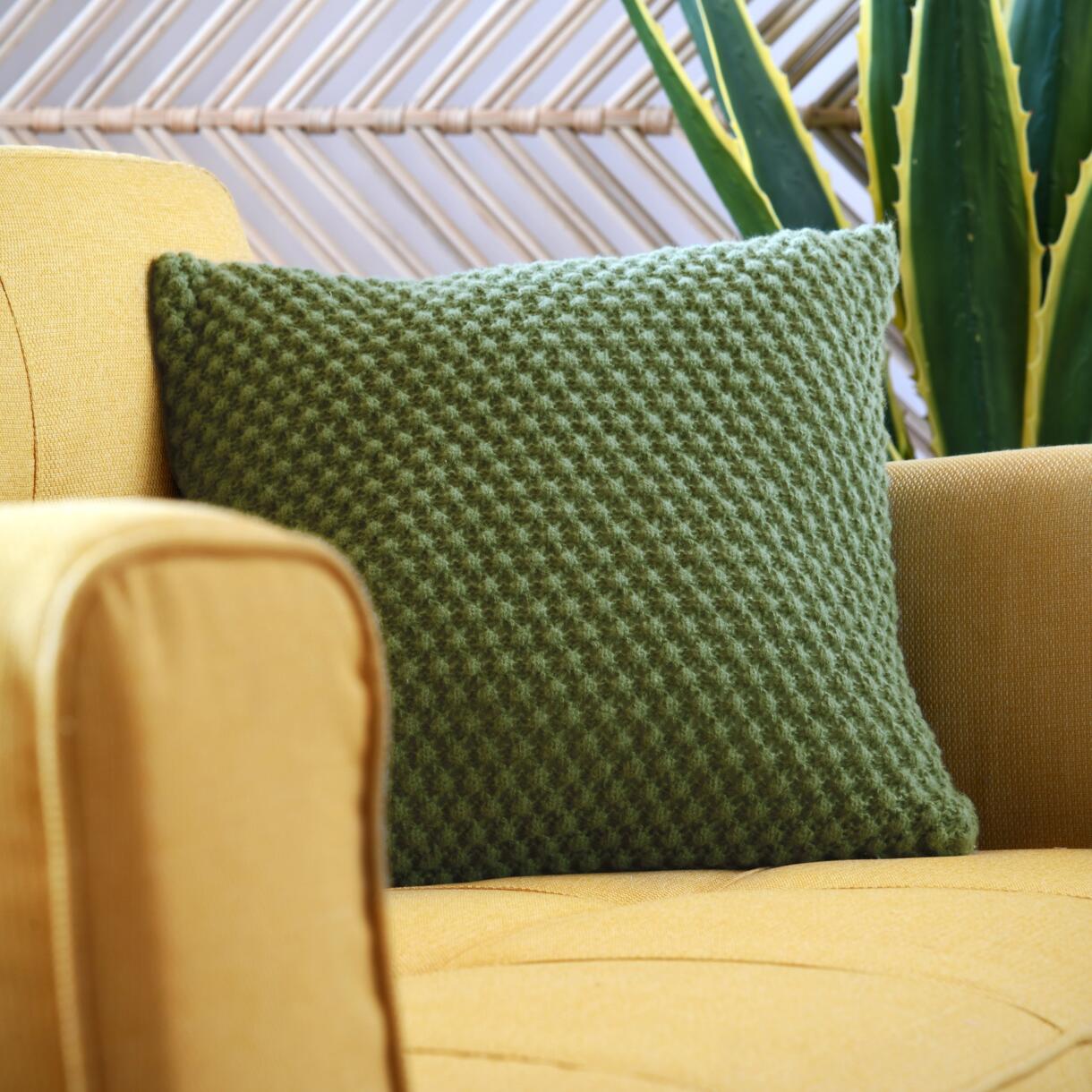 Cuscino quadrato (40 cm) Adrien verde