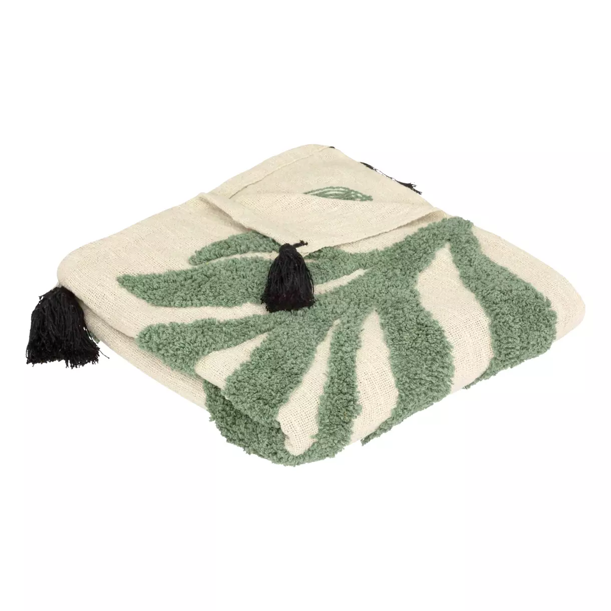 Colcha en algodón (130 x 180 cm) Cosy Verde 1