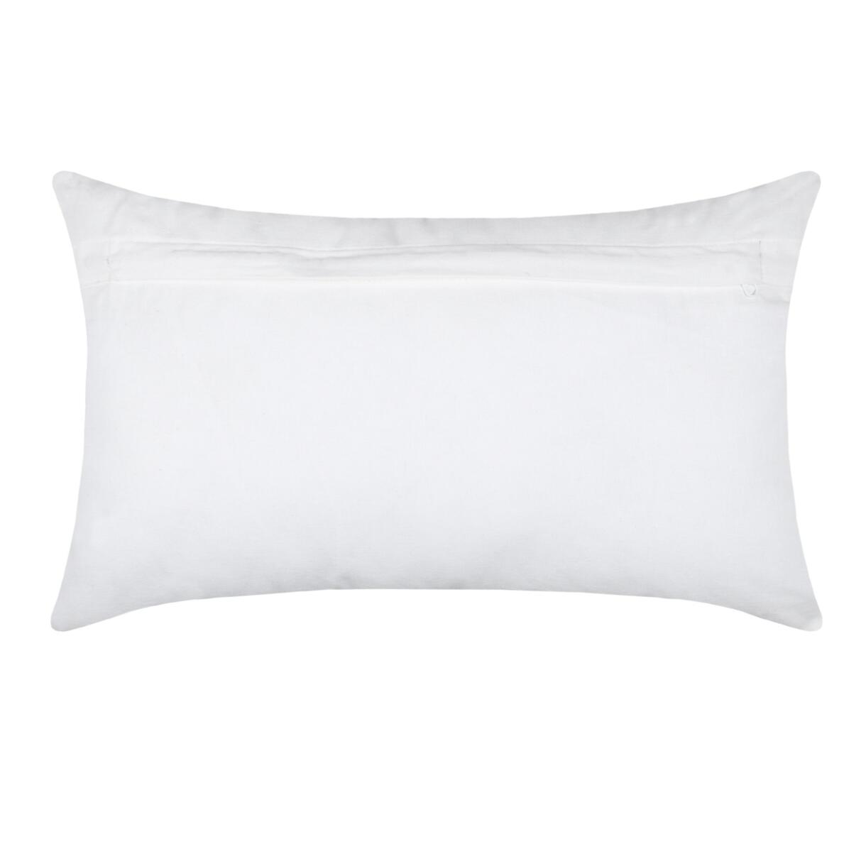Cuscino rettangolare (50 cm) Ombeline Bianco 6