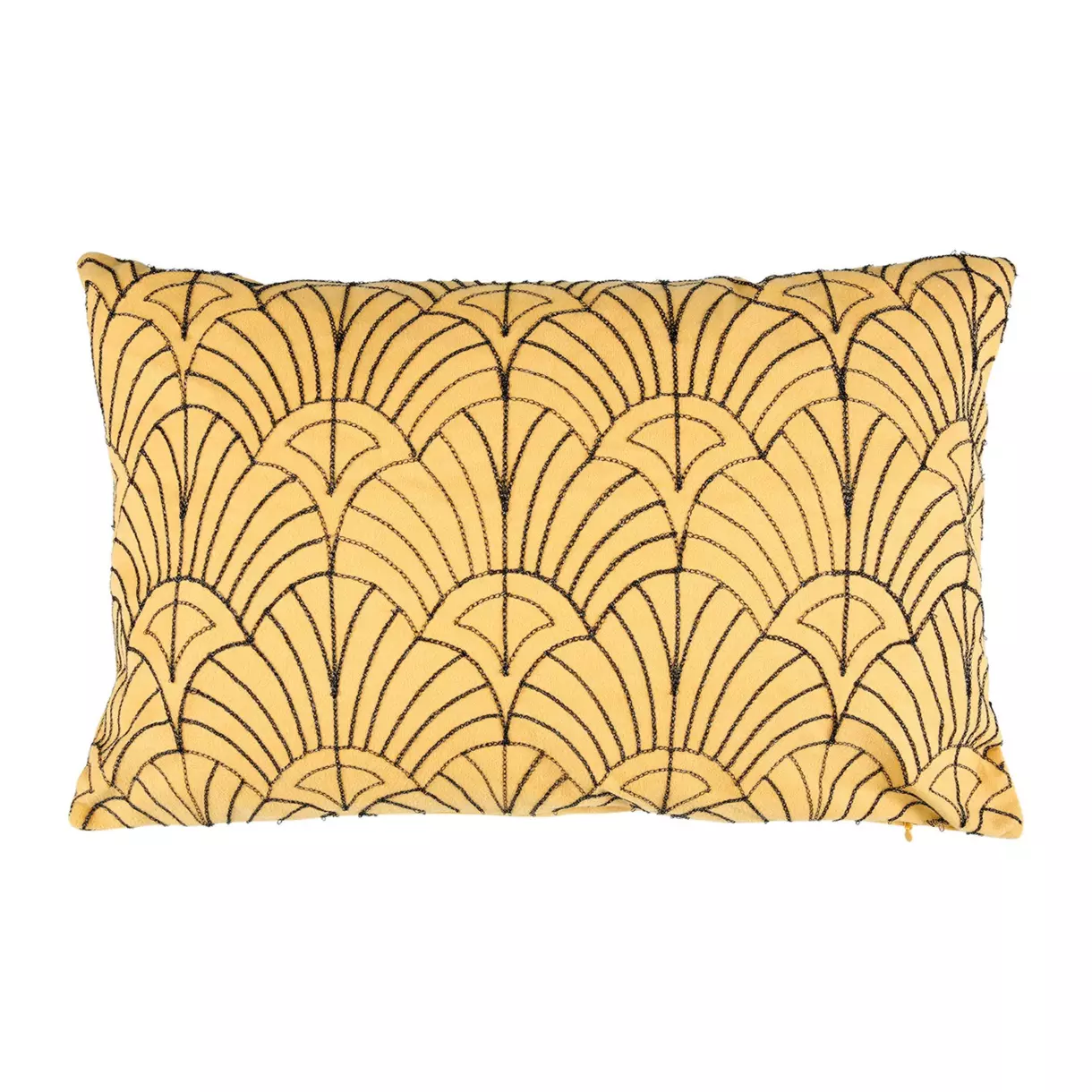 Funda de cojín rectangular (50 cm) Coquillage Amarillo 1