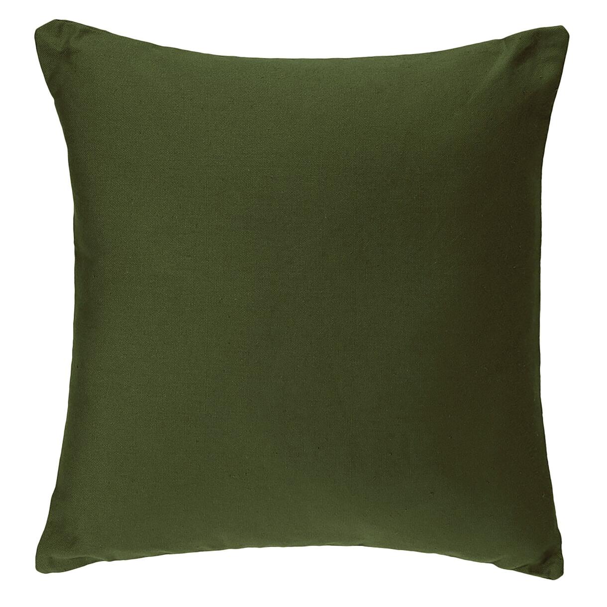 Cuscino quadrato (38 cm) Datara Verde cachi 1