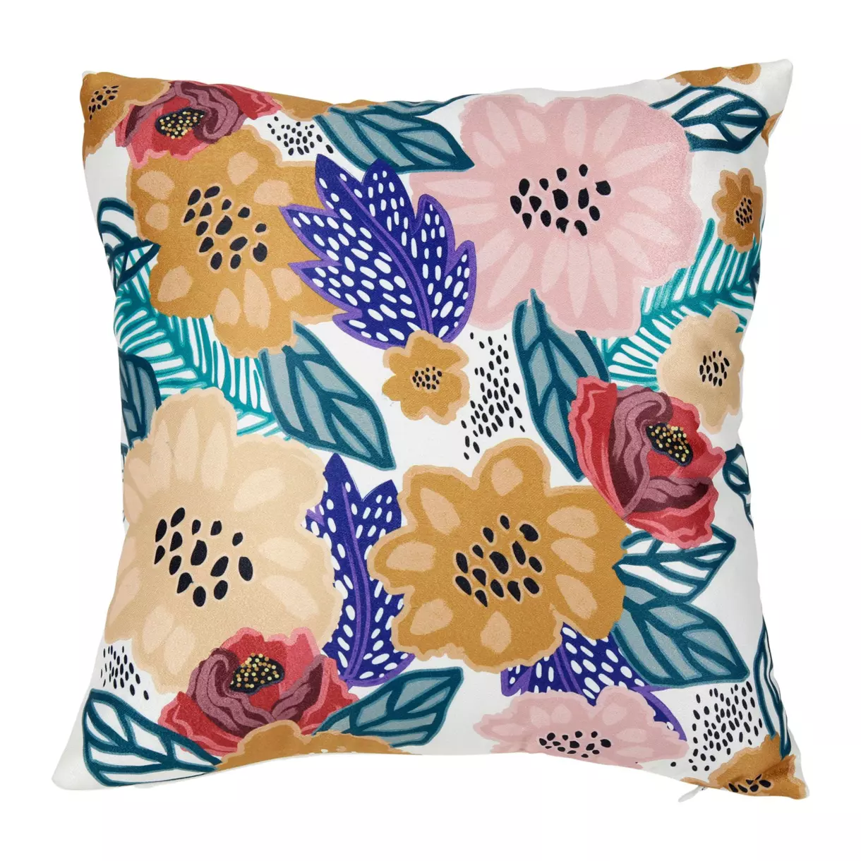 Funda de cojín (40 cm) Flowers Multicolor 1