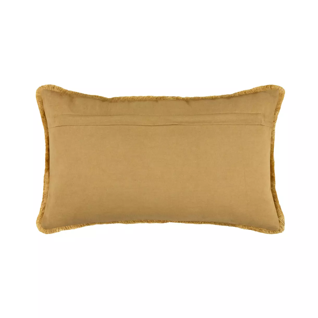 Coussin rectangulaire coton (50 cm) Bamako Jaune moutarde 6