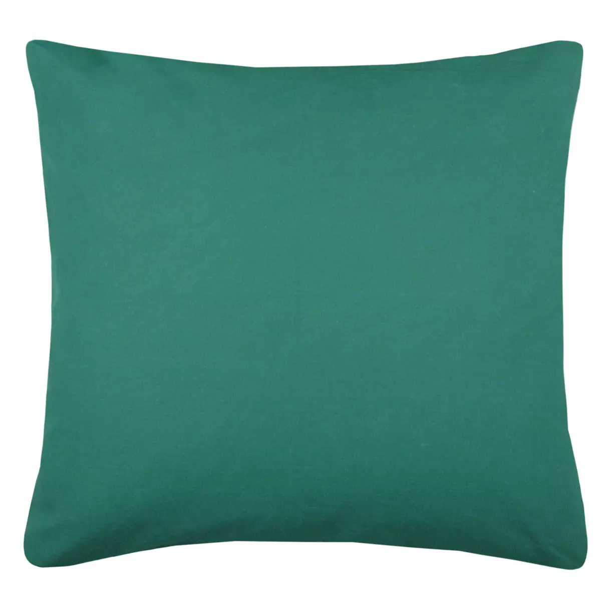 Coussin carré (40 cm) Duo Vert émeraude 1