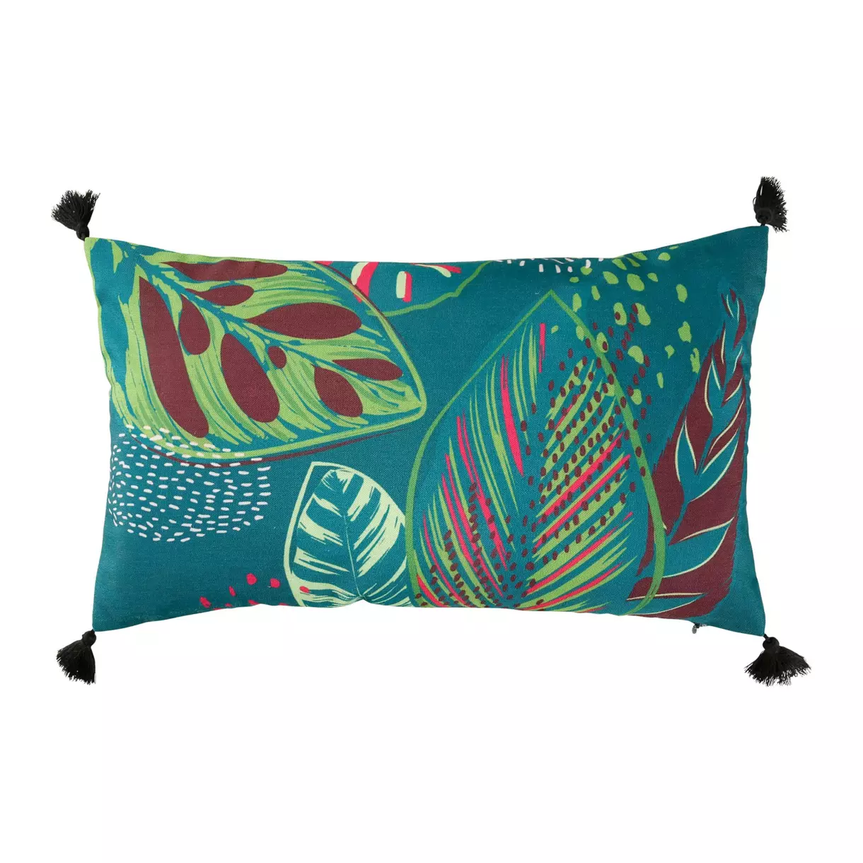Housse de coussin rectangulaire (50 cm) Fleurs Multicolore 1
