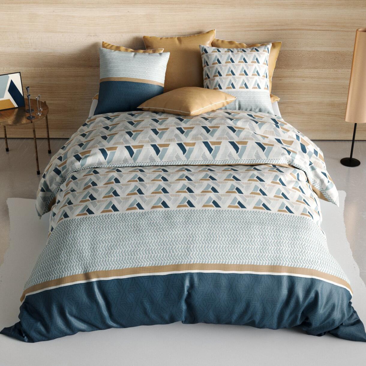 Funda nórdica y dos fundas de almohada en algodón (240 cm) Arcane Multicolor 1