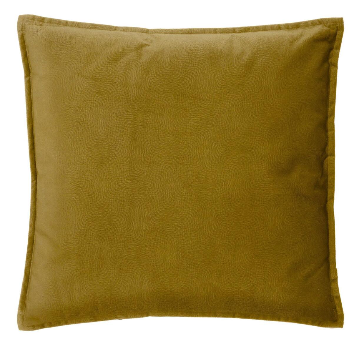 Cuscino quadrato (45 cm) Lilou Marrone dorato 1