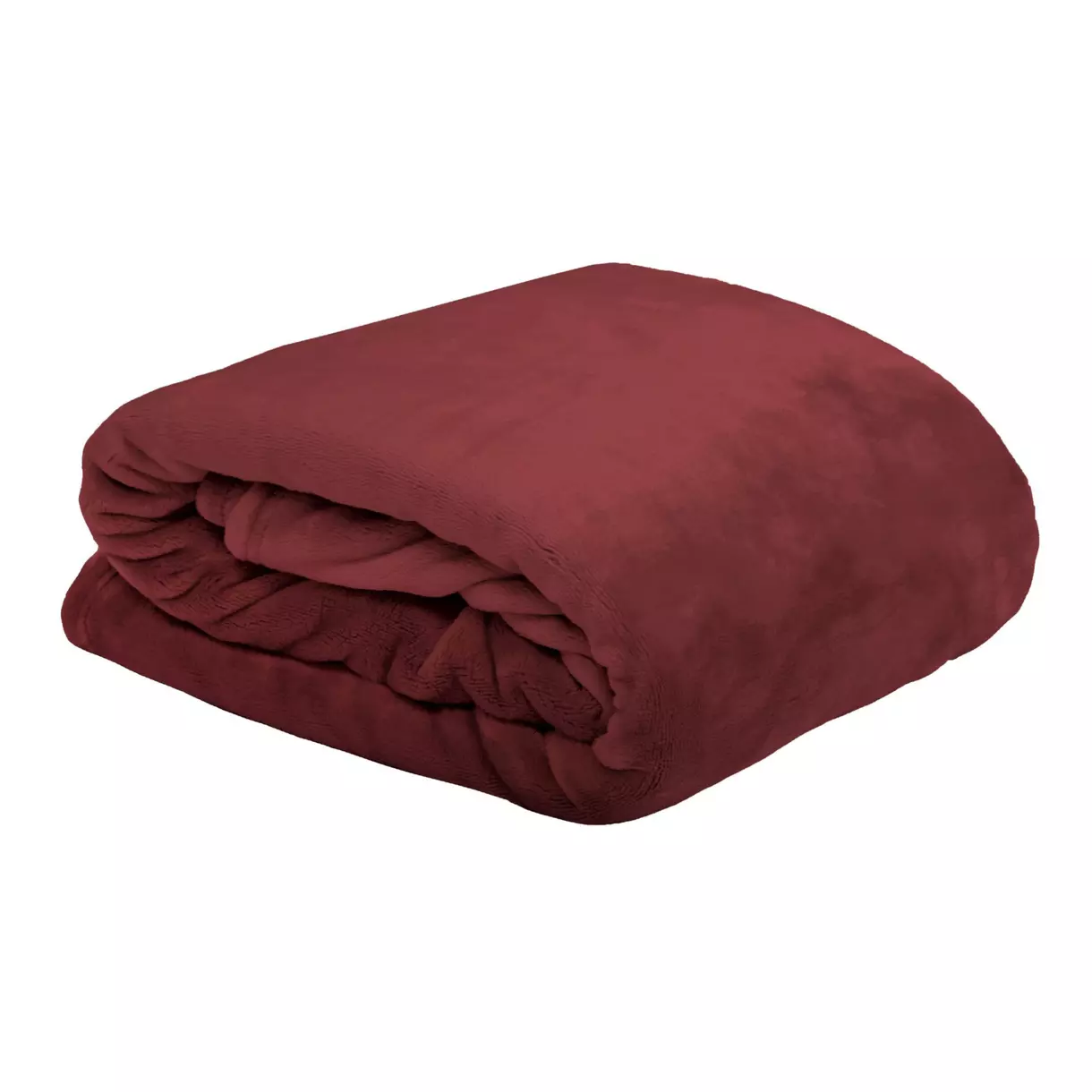 Manta suave (160 cm) Doudou Rojo marsala 1