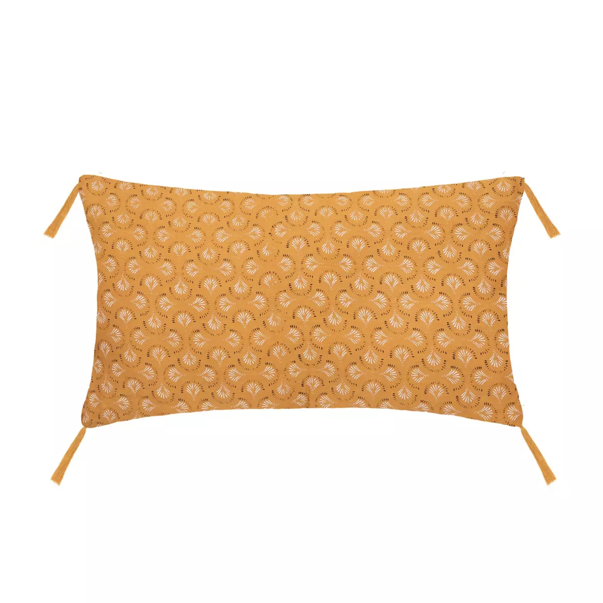 Coussin rectangulaire (50 cm) Linah Jaune ocre 1