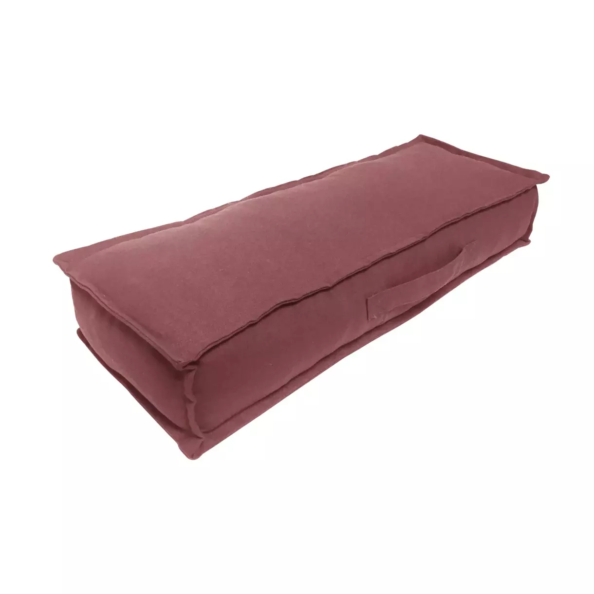 Juego de 2 reposabrazos para paletas (L60 cm) Pixel Rosa marsala 1