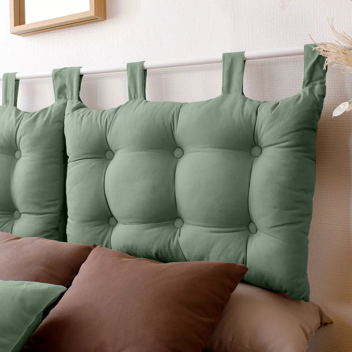 Cabecero (70 cm) Panama Verde arcilla 1