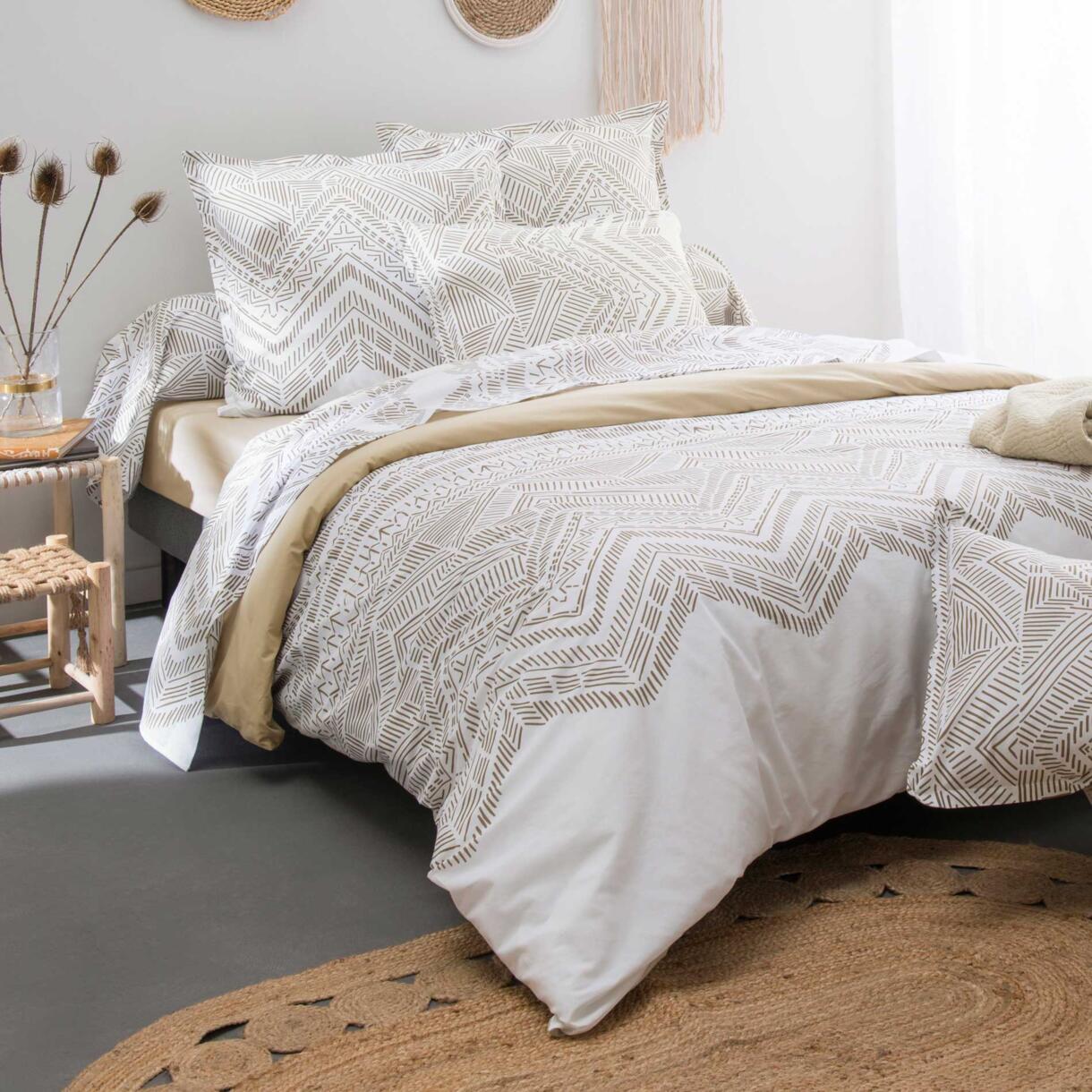 Bettbezug aus hochwertiger Baumwolle (260 cm) Ramatuelle Weiß 1