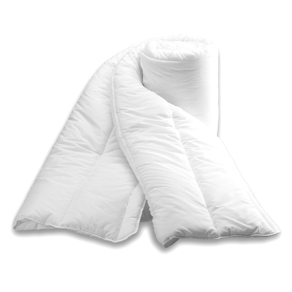 Warme Bettdecke (260 cm) Baumwolle Bio Weiß 1