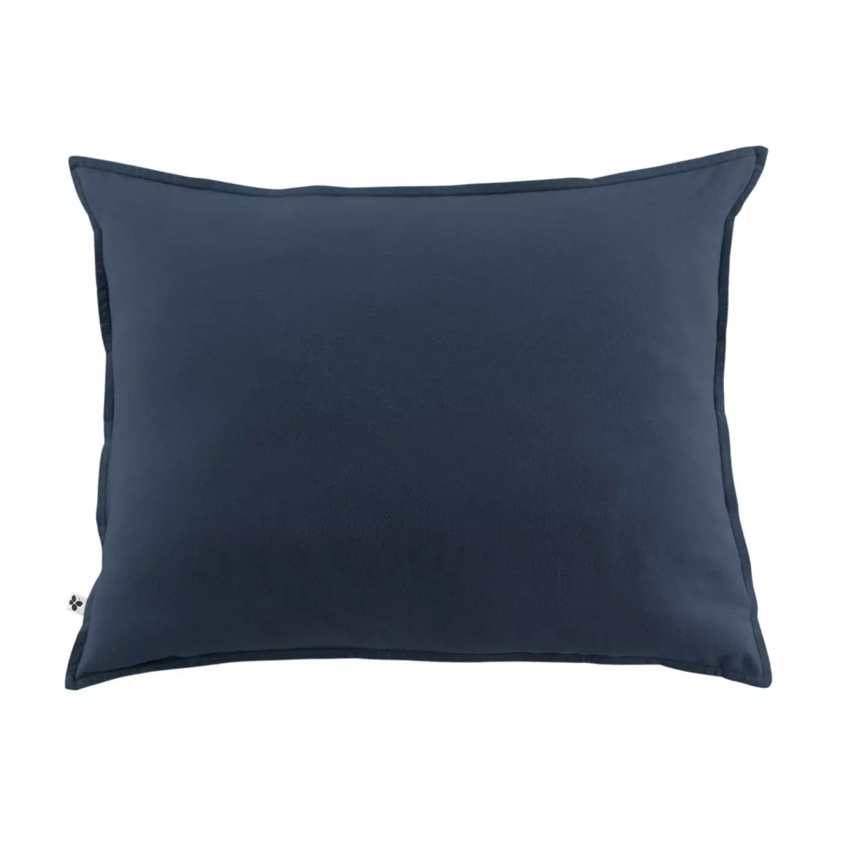 Funda para almohada rectangular franela de algodón (70 cm) Candice Azul noche 1