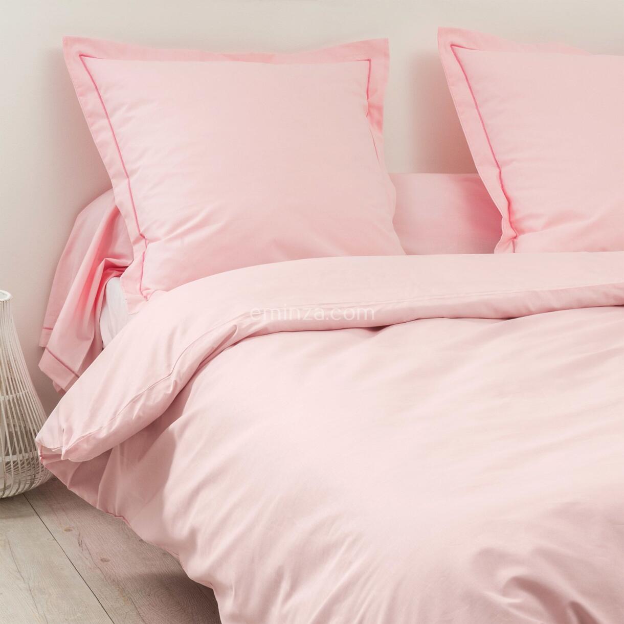 Bettlaken aus hochwertiger Baumwolle (140 cm) Félicie Rosa 1